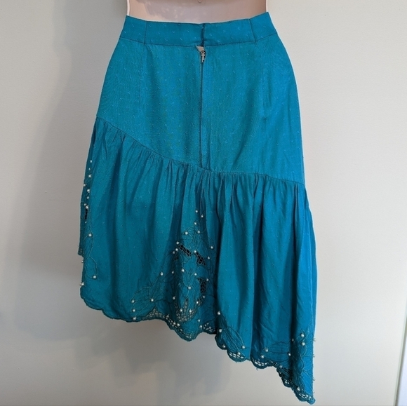 VINTAGE remade asymmetric skirt women's xs - Picture 7 of 16